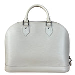Louis Vuitton White Epi Leather Alma Hand Bag PM