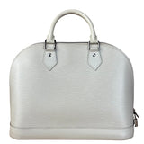 Louis Vuitton White Epi Leather Alma Hand Bag PM