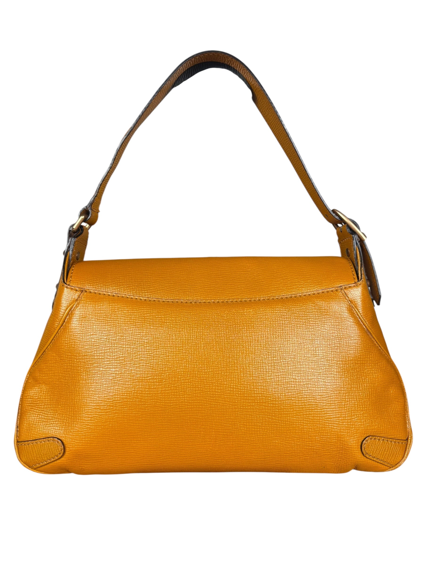 Gucci Horsebit Chain Leather Shoulder Bag Brown