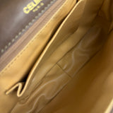 Celine Vintage Brown Leather Crossbody