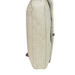 Chanel Ivory Perforated Drill Two-Tone Mademoiselle Flap Bag 2006