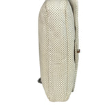 Chanel Ivory Perforated Drill Two-Tone Mademoiselle Flap Bag 2006