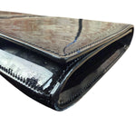 Yves Saint Laurent Black Patent Leather Belle De Jour Clutch