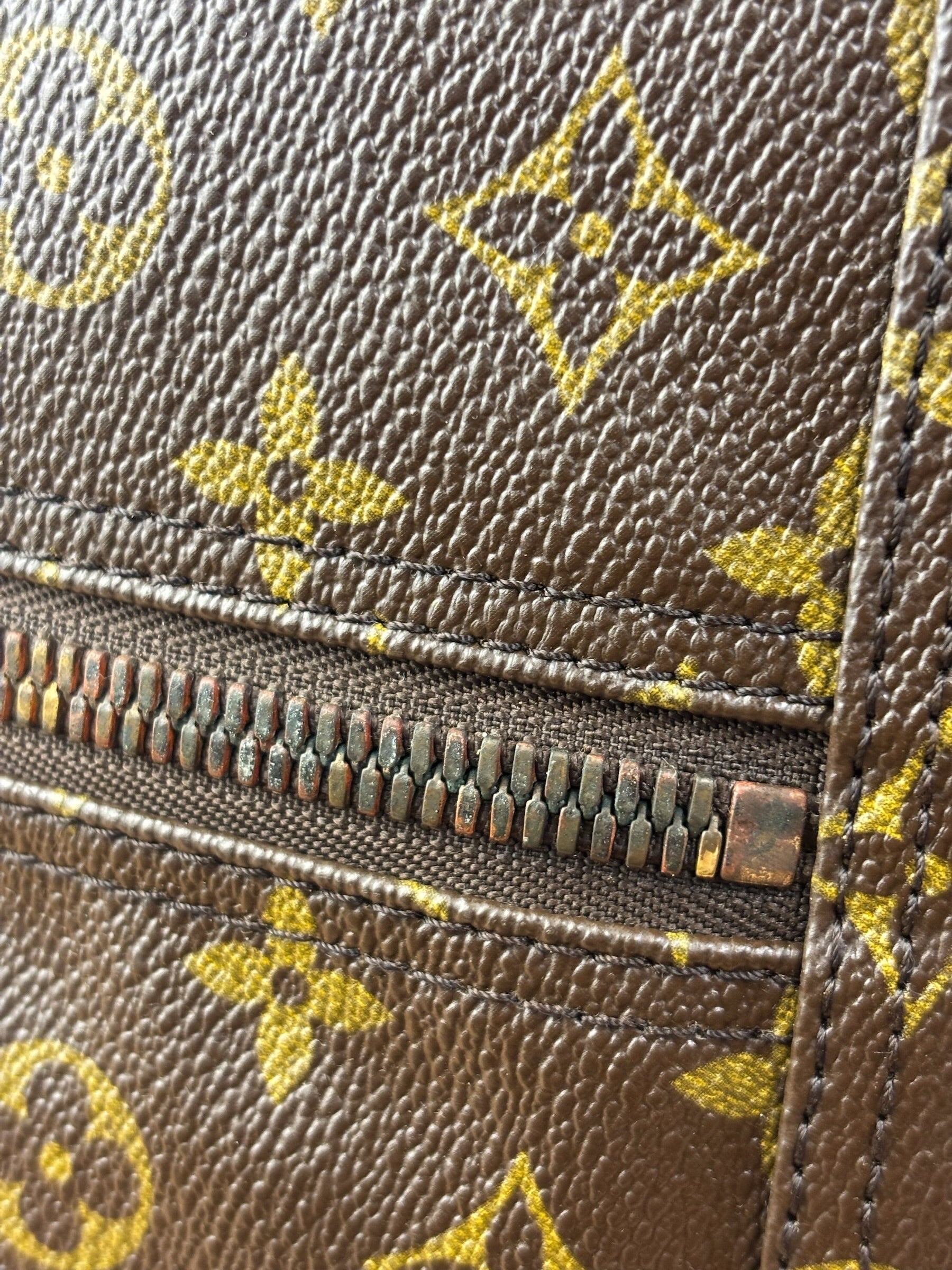 Louis Vuitton Monogram Alize Two Pouch Travel Bag