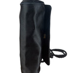 Prada Vintage Black Satin Mini Shoulder Bag