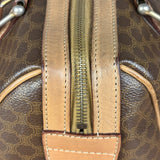 Celine Brown Leather Boston Handbag