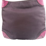 Gucci Vintage Purple Canvas Shoulder/Hobo Bag