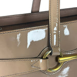 Gucci Dusty Rose Patent Leather Horsebit Two-Way Tote