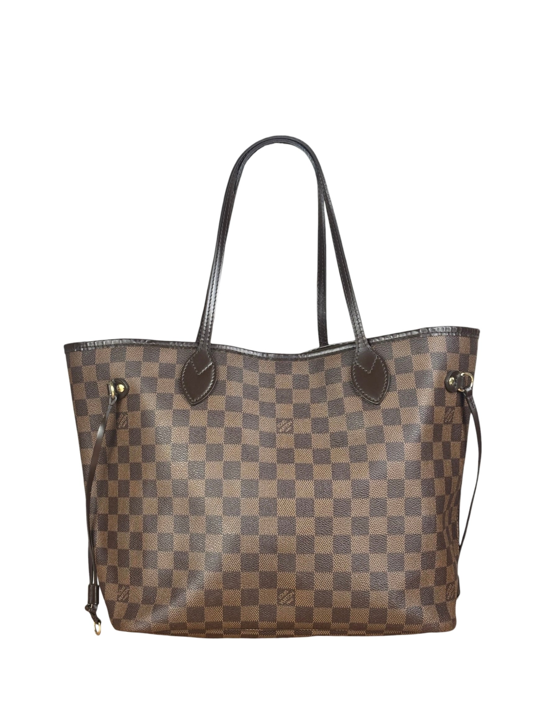 Louis Vuitton Damier Ebene Monogram Neverfull MM