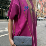 Christian Dior Denim Caro Crossbody
