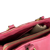 Miu Miu Pink Leather 2Way Tote Bag