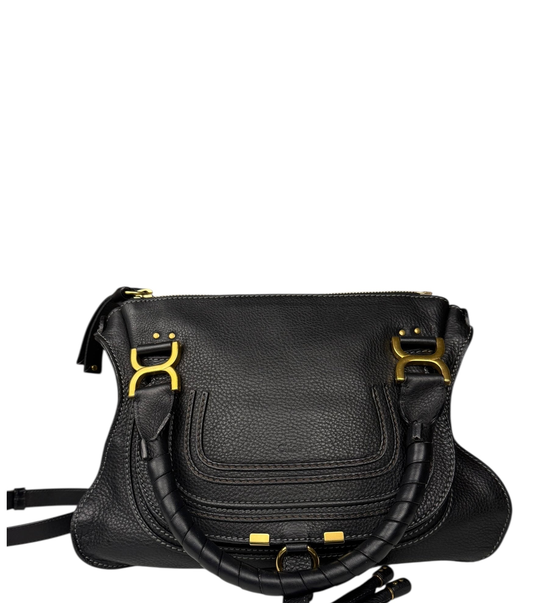 Chloe Vintage Black Marcie Handbag