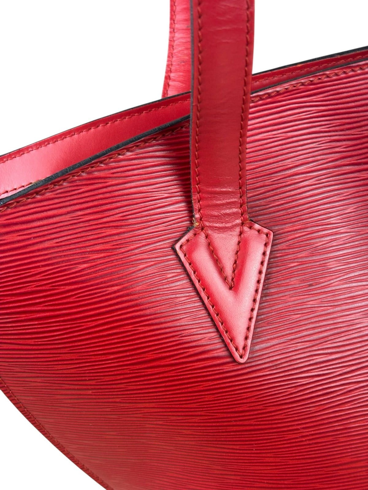 Louis Vuitton Red Epi Saint Jacques MM