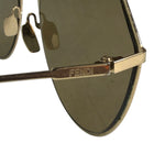 Fendi Gold-Toned Eyeline Aviator Sunglasses FF0494/S