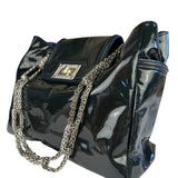 Chanel Green Patent Lambskin Reissue Venetian Mademoiselle Chain Flap Bag 2008