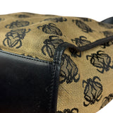 Loewe Vintage Canvas Anagram Zip Tote Bag