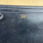Gucci Navy Suede Vintage Briefcase
