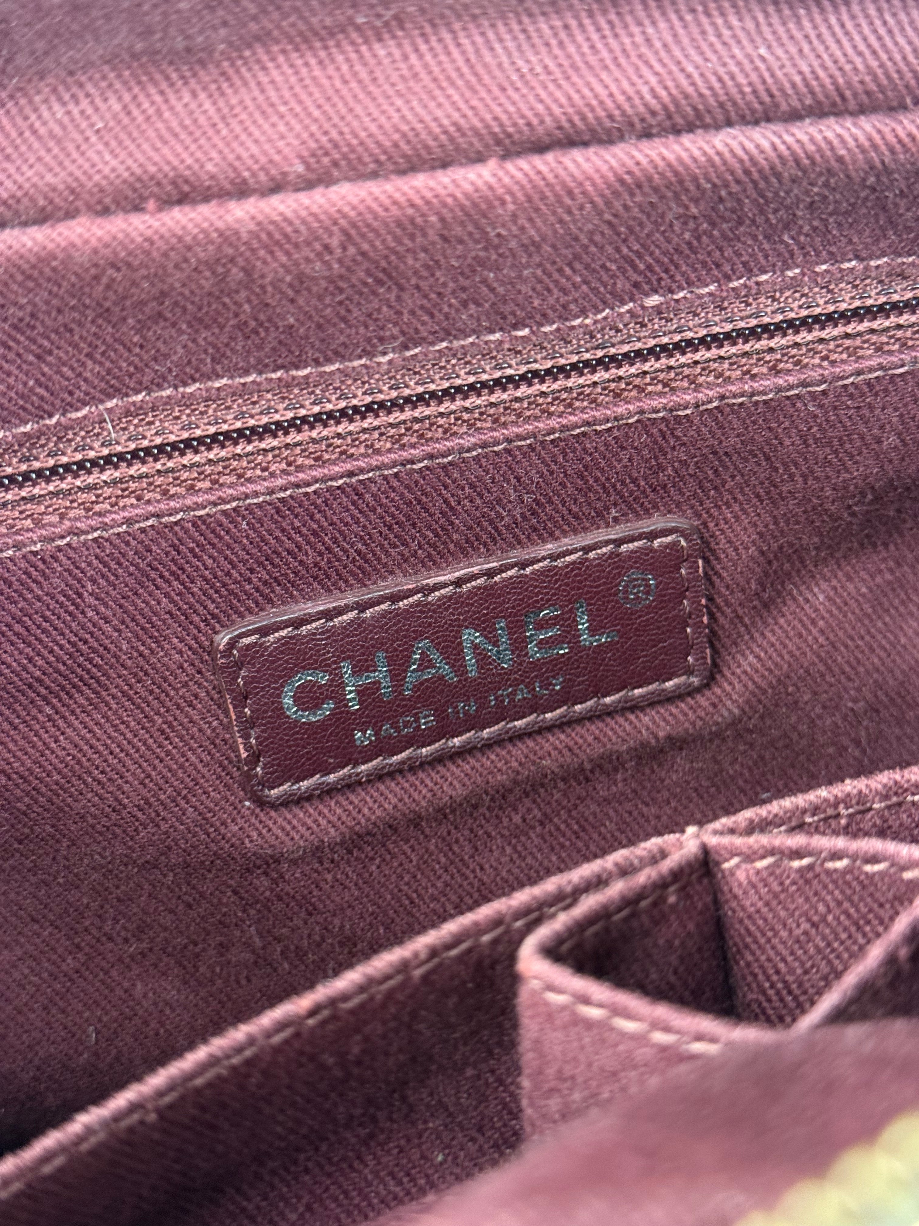 Chanel Navy Edinburgh Chic Chain Tote 2013