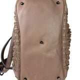 Burberry Purple Leather Ruffled Lowery Bag