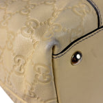 Gucci Yellow Leather GG Abbey Shoulder Bag