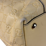 Gucci Yellow Leather GG Abbey Shoulder Bag