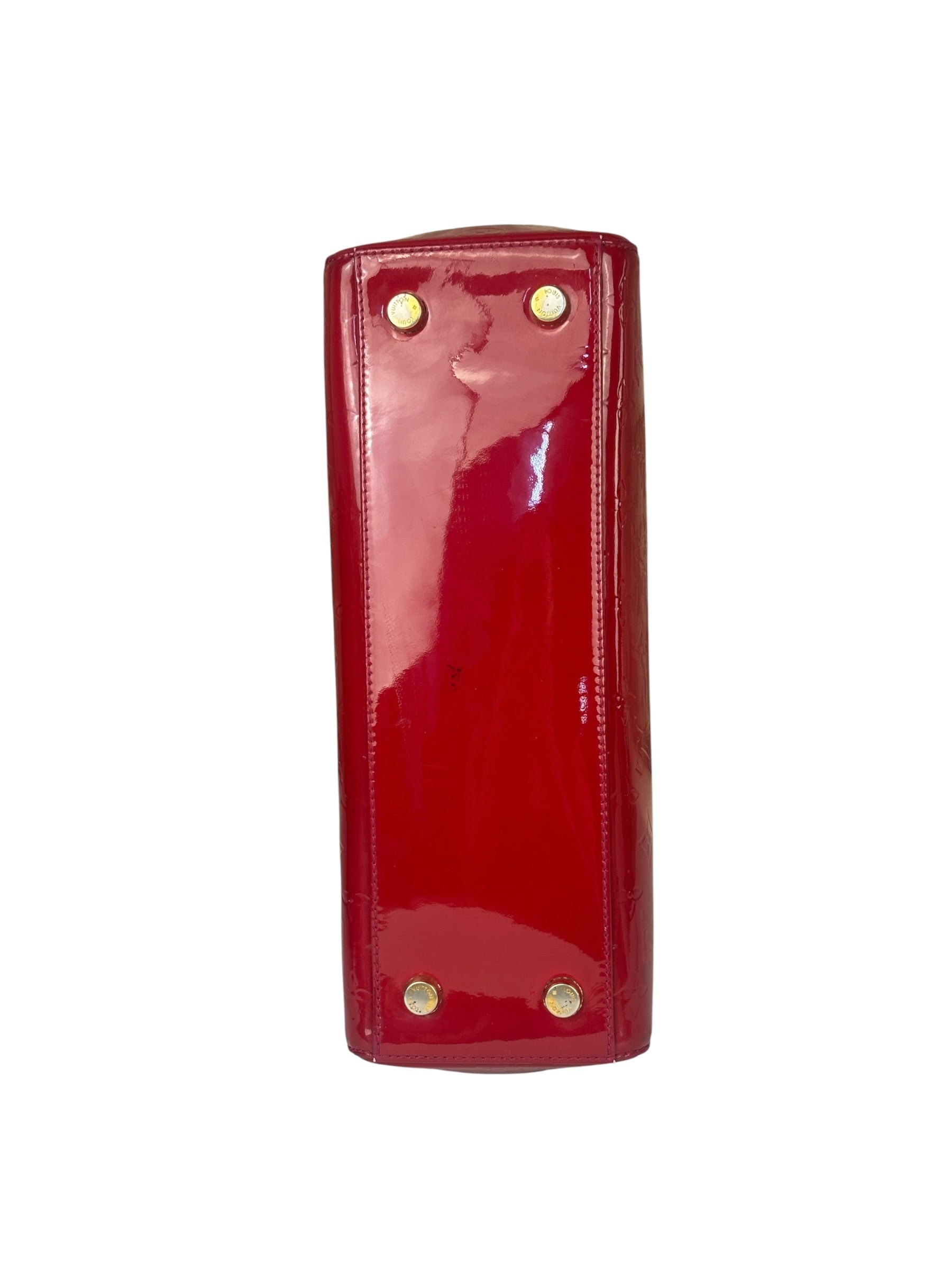 Louis Vuitton Red Vernis Brea Two-Way Bag MM