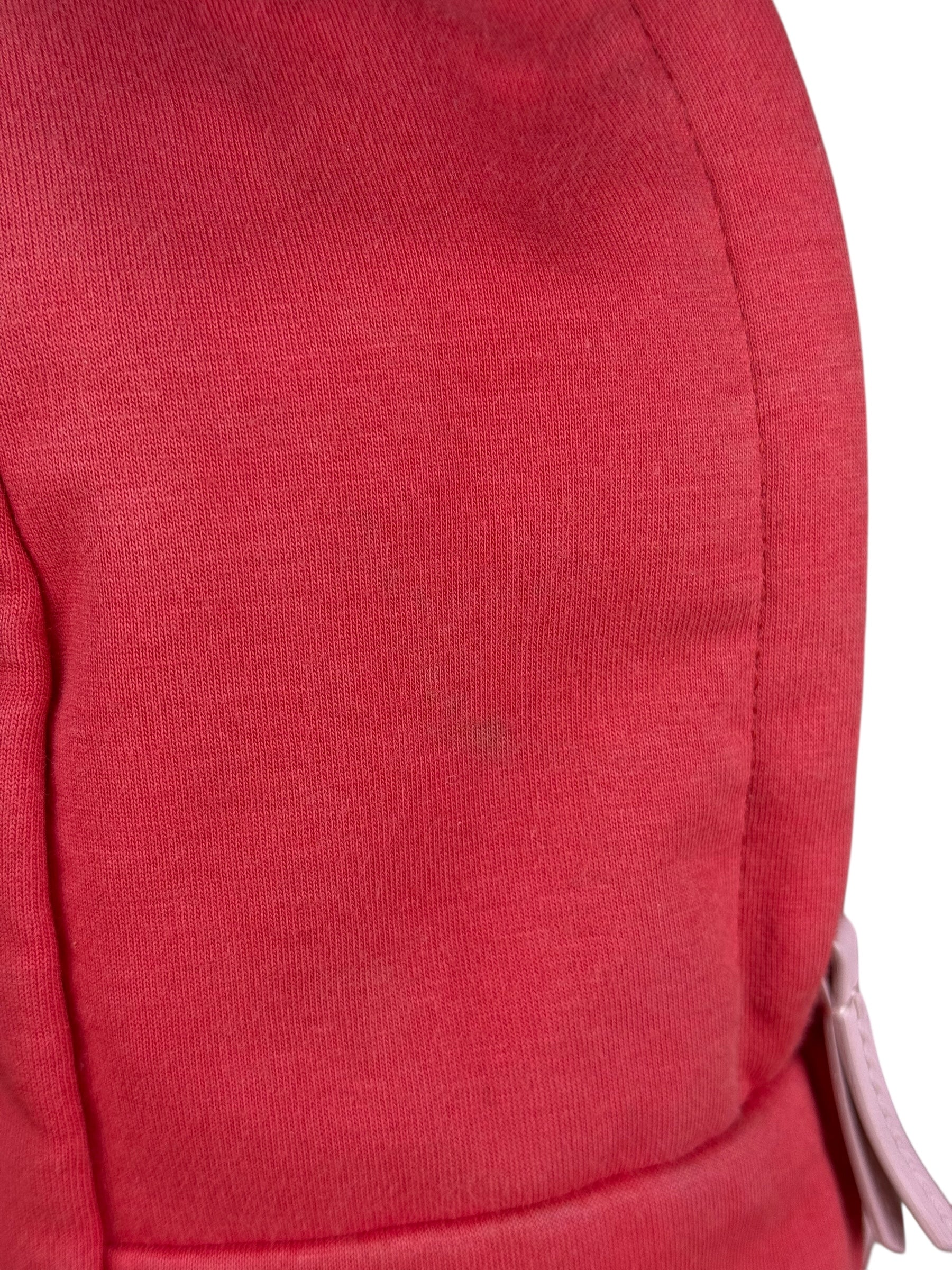 Fendi Red Patch Cloth Mini Backpack