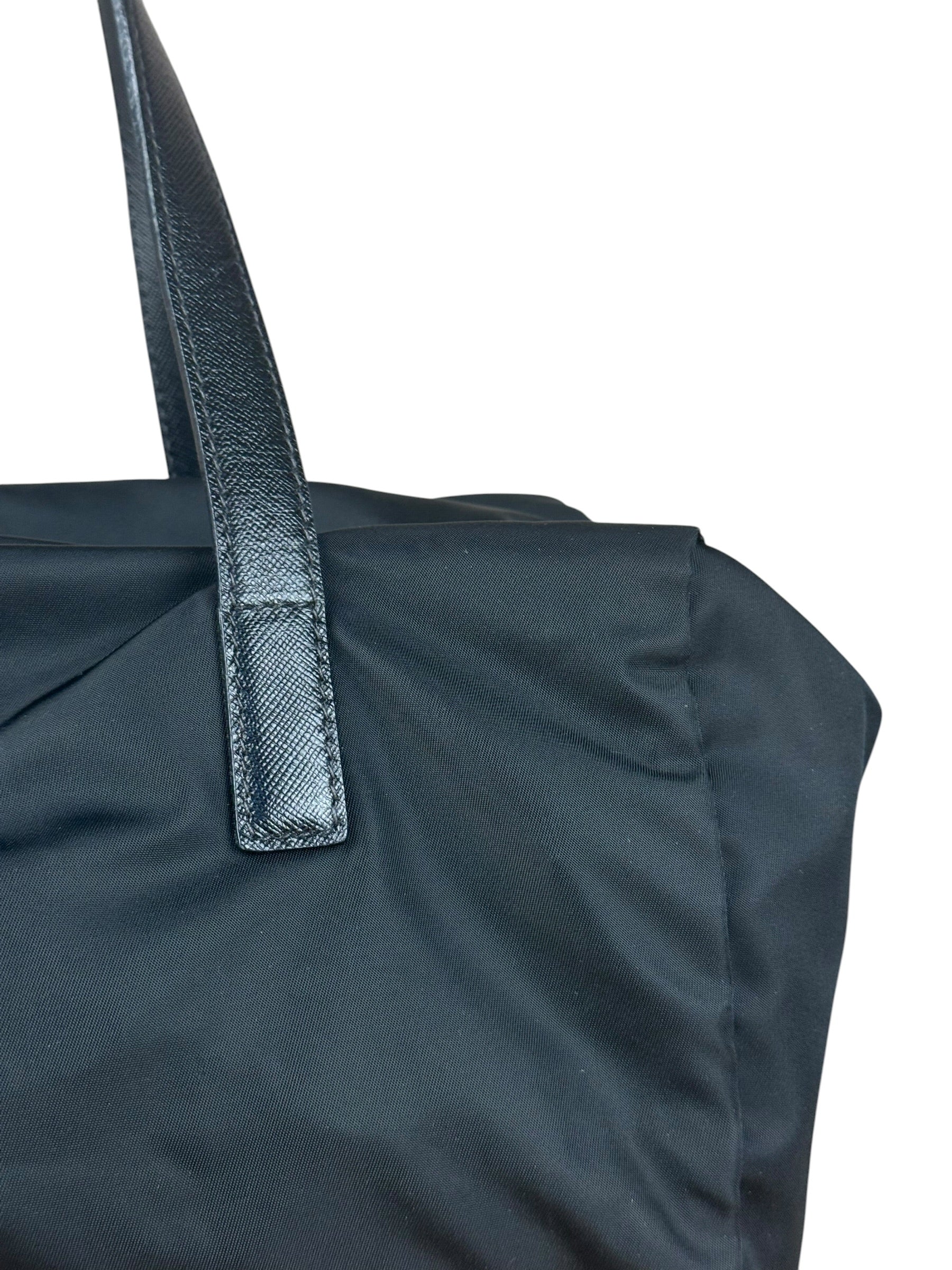 Prada Vintage Black Nylon Handbag