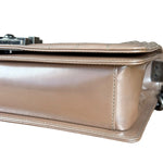 Chanel Pink Glazed Calfskin M Boy Bag 2012