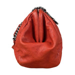 Chanel Red Caviar Quilted Medium Frame Shoulder Bag 2011