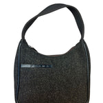 Prada Vintage Dark Grey Wool Pochette