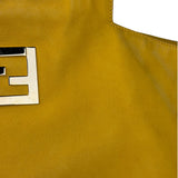 Fendi Yellow Leather Shoulder Bag