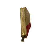Celine Stripe Leather Zip Wallet