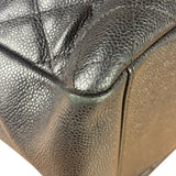 Chanel Black Caviar Quilted Large Shopping Tote 2012