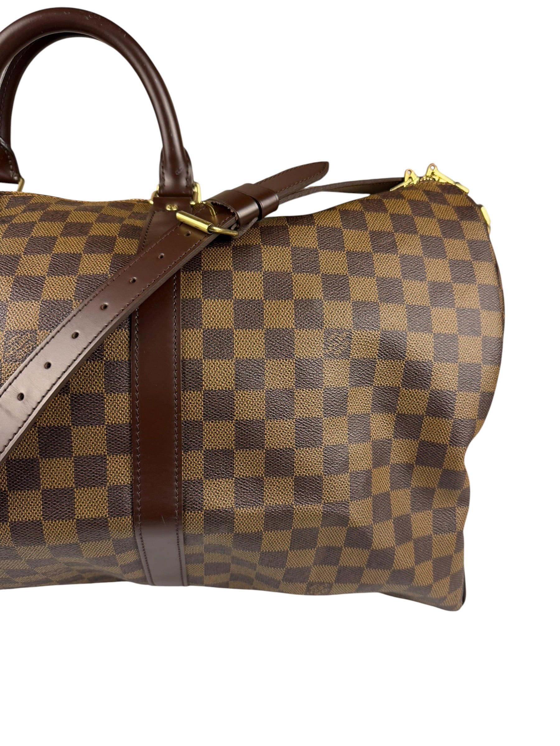Louis Vuitton Damier Ebene Keepall Two-Way Bag