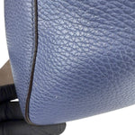 Gucci Navy Blue Swing Leather Tote Bag