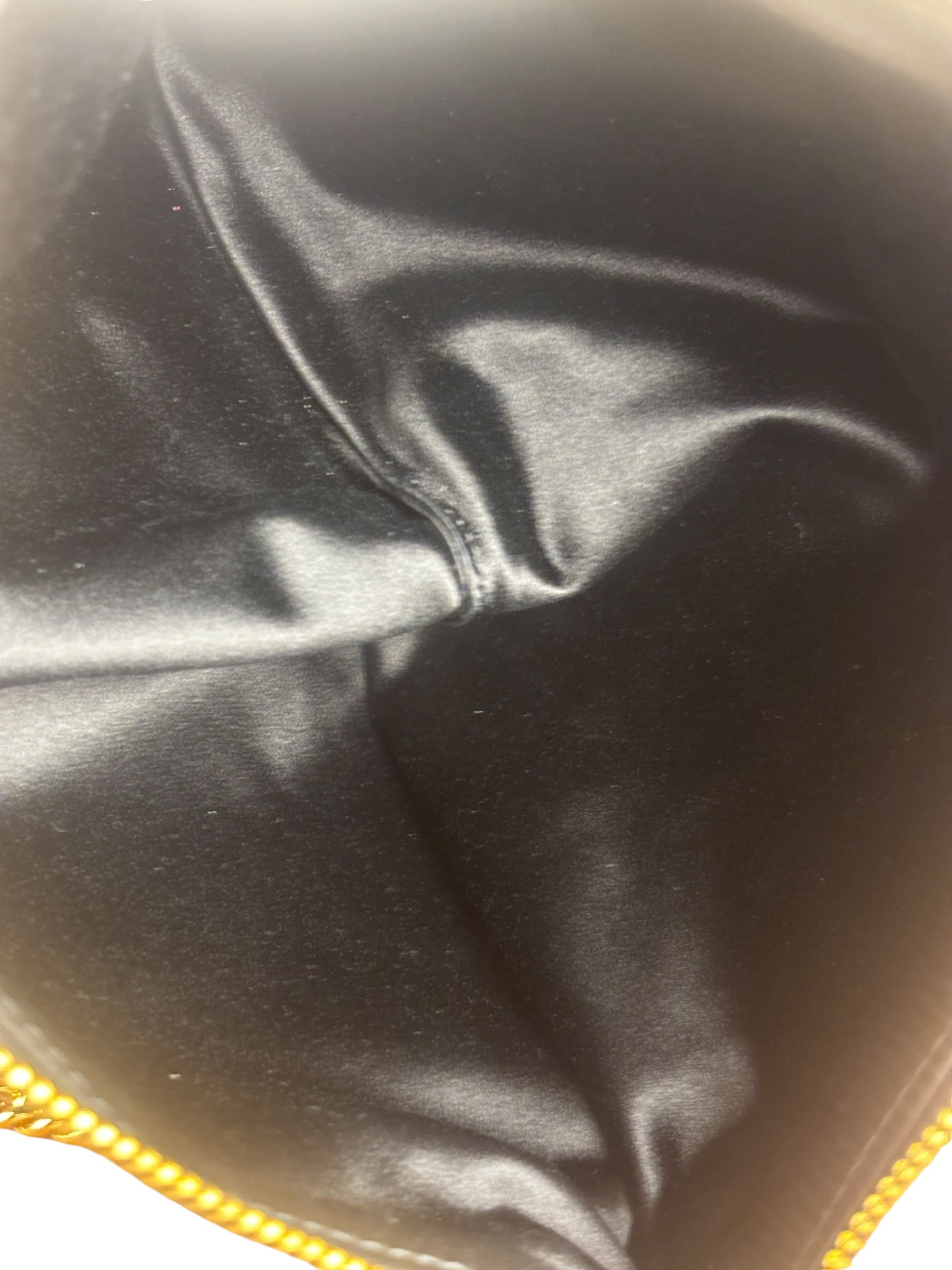 Tom Ford Black Satin Sequin Crossbody Bag