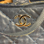 Chanel Navy Iridescent Sea Hit Tote 2012