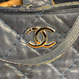 Chanel Navy Iridescent Sea Hit Tote 2012