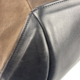 Celine Brown/Black Leather Bowling Bag