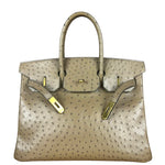 Hermes Birkin 35 Mousse Ostrich 2001