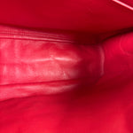 Chanel Red Quilted Caviar Leather Flap Bag 2008