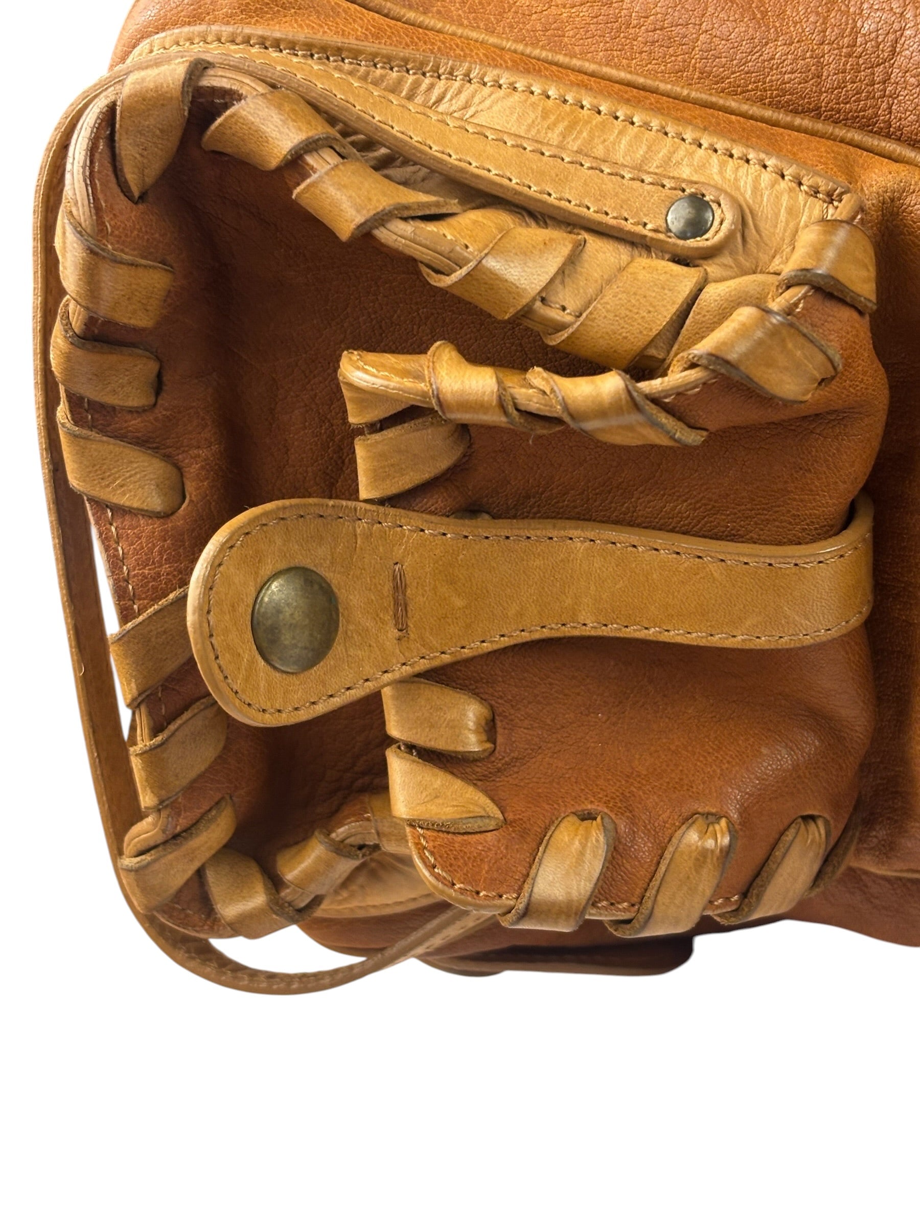 Chloe Tan Brown Leather Silverado Hobo Bag
