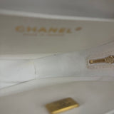Chanel CC In Love White Quilted Leather Heart Bag 2022
