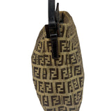 Fendi Vintage Brown Zucca Shoulder Bag