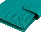 Christian Dior Vintage Grey Leather Card Holder