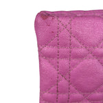 Christian Dior Fuchsia Leather  Flat Pouch