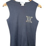 Celine Rhinestone Sleeveless Top