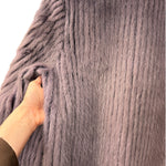Vintage Moonbat Light Violet Mink Fur Coat