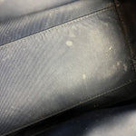 Christian Dior 2005 Doctor Bag Navy/Red Leather Trim